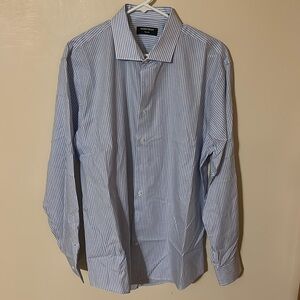 Nordstrom Trim Fit 100% Cotton Men’s Dress Shirt Size 17